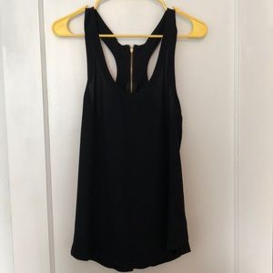 Express, Black Racerback Tank, Size M